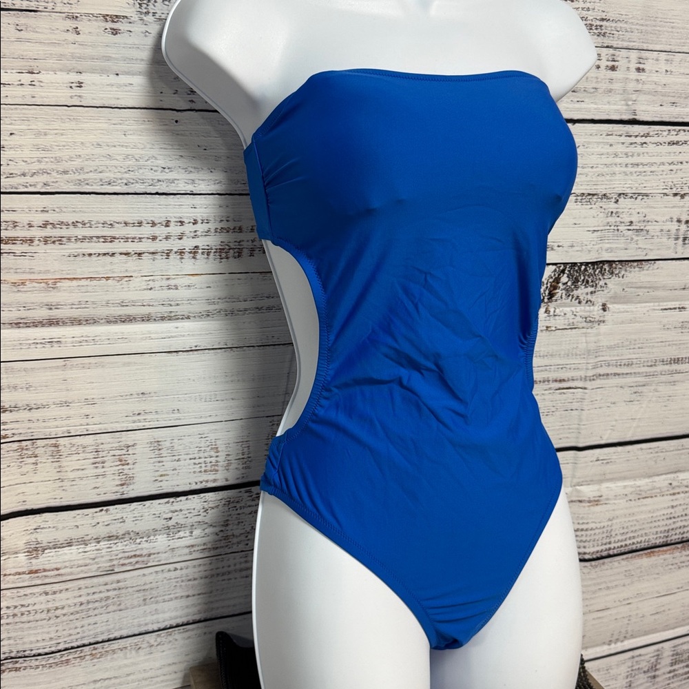 J. Crew Blue Women's One Piece Swimsuit